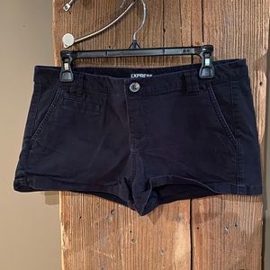 Black Denim Shorts